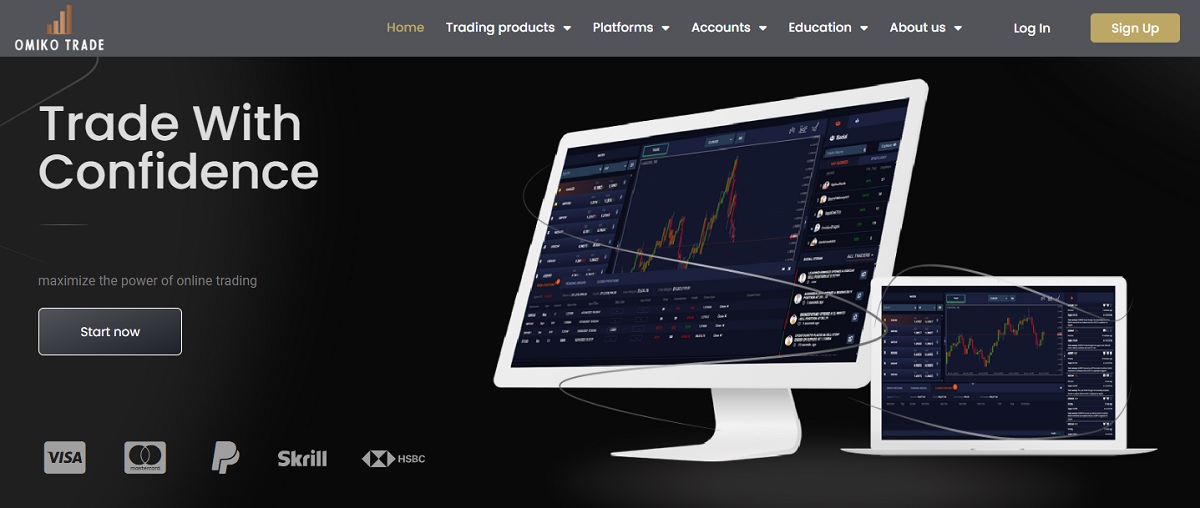 OmikoTrade homepage