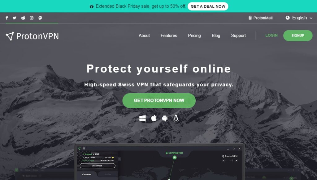 ProtonVPN Free 3.1.0 download the last version for android